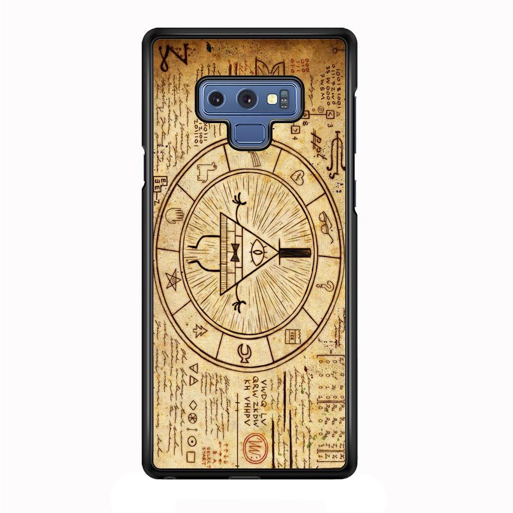 Treasure Map Gravity Falls Samsung Galaxy Note 9 Case-Plastic / Full Wrap (3D Case)-Xtracase