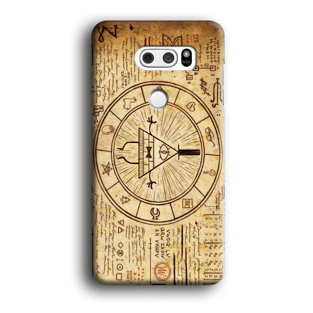 Treasure Map Gravity Falls LG V30 3D Case-Xtracase