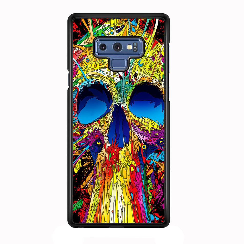 Trippy Skull Abstract Samsung Galaxy Note 9 Case-Plastic / Full Wrap (3D Case)-Xtracase
