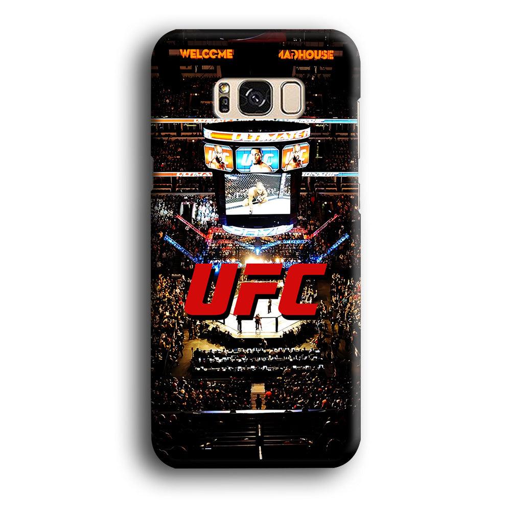 UFC Ring Background Samsung Galaxy S8 Case-Plastic / Full Wrap (3D Case)-Xtracase