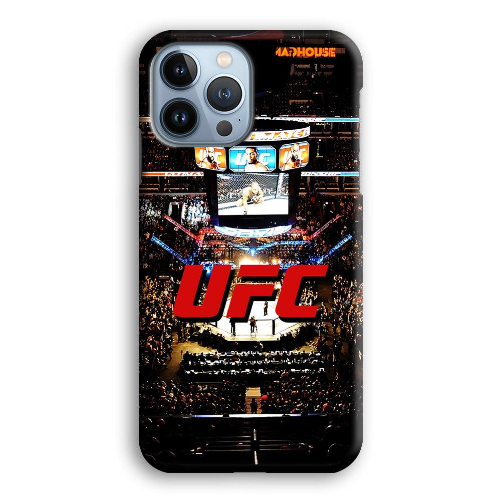 UFC Ring Background iPhone 13 Pro Case-Plastic / Full Wrap (3D Case)-Xtracase