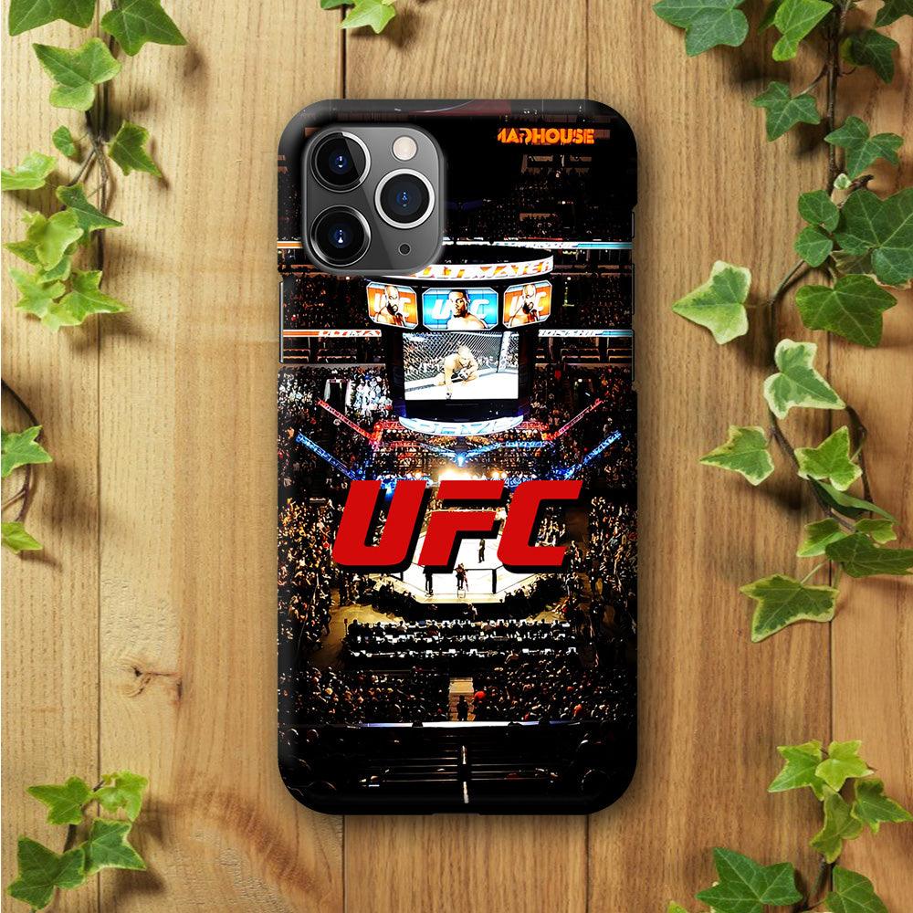 UFC Ring Background iPhone 11 Pro Max Case-Plastic / Full Wrap (3D Case)-Xtracase