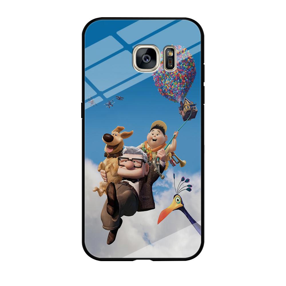 UP Fly in The Sky Samsung Galaxy S7 Edge Case-Tempered Glass Case-Xtracase