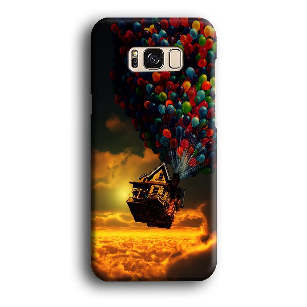 UP Flying House Sunset Samsung Galaxy S8 Case-Plastic / Full Wrap (3D Case)-Xtracase