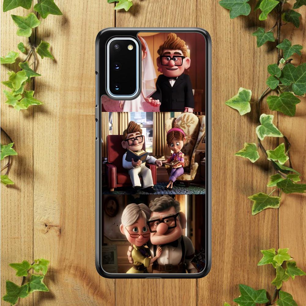 UP True Love Forever Samsung Galaxy S20 Case-Rubber / Black (2D Case)-Xtracase