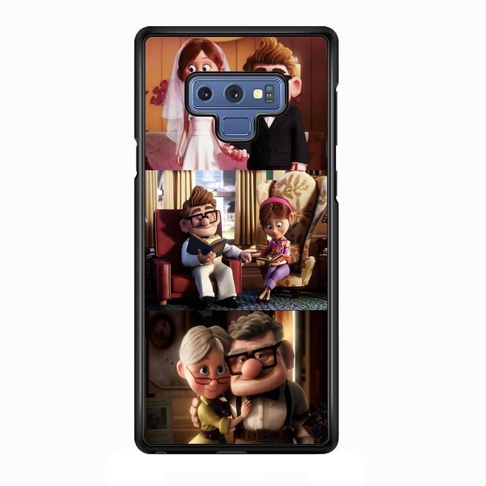 UP True Love Forever Samsung Galaxy Note 9 Case-Rubber / Black (2D Case)-Xtracase