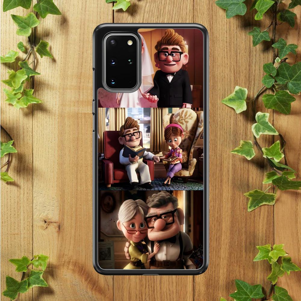 UP True Love Forever Samsung Galaxy S20 Plus Case-Rubber / Black (2D Case)-Xtracase