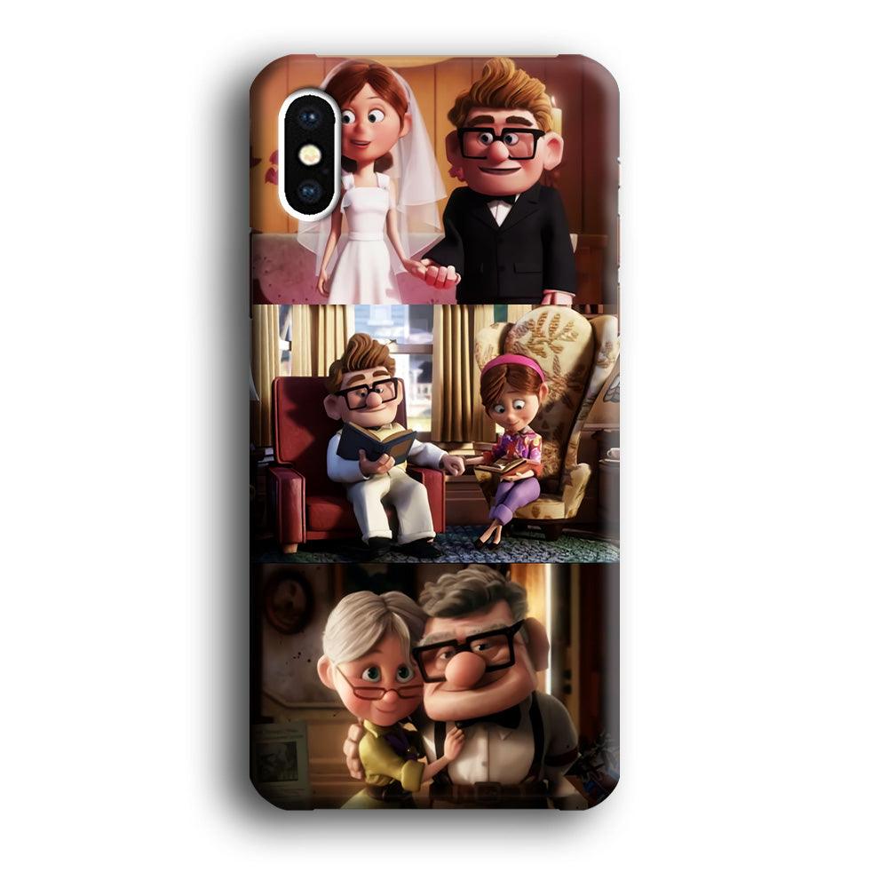 UP True Love Forever iPhone Xs Case-Plastic / Full Wrap (3D Case)-Xtracase