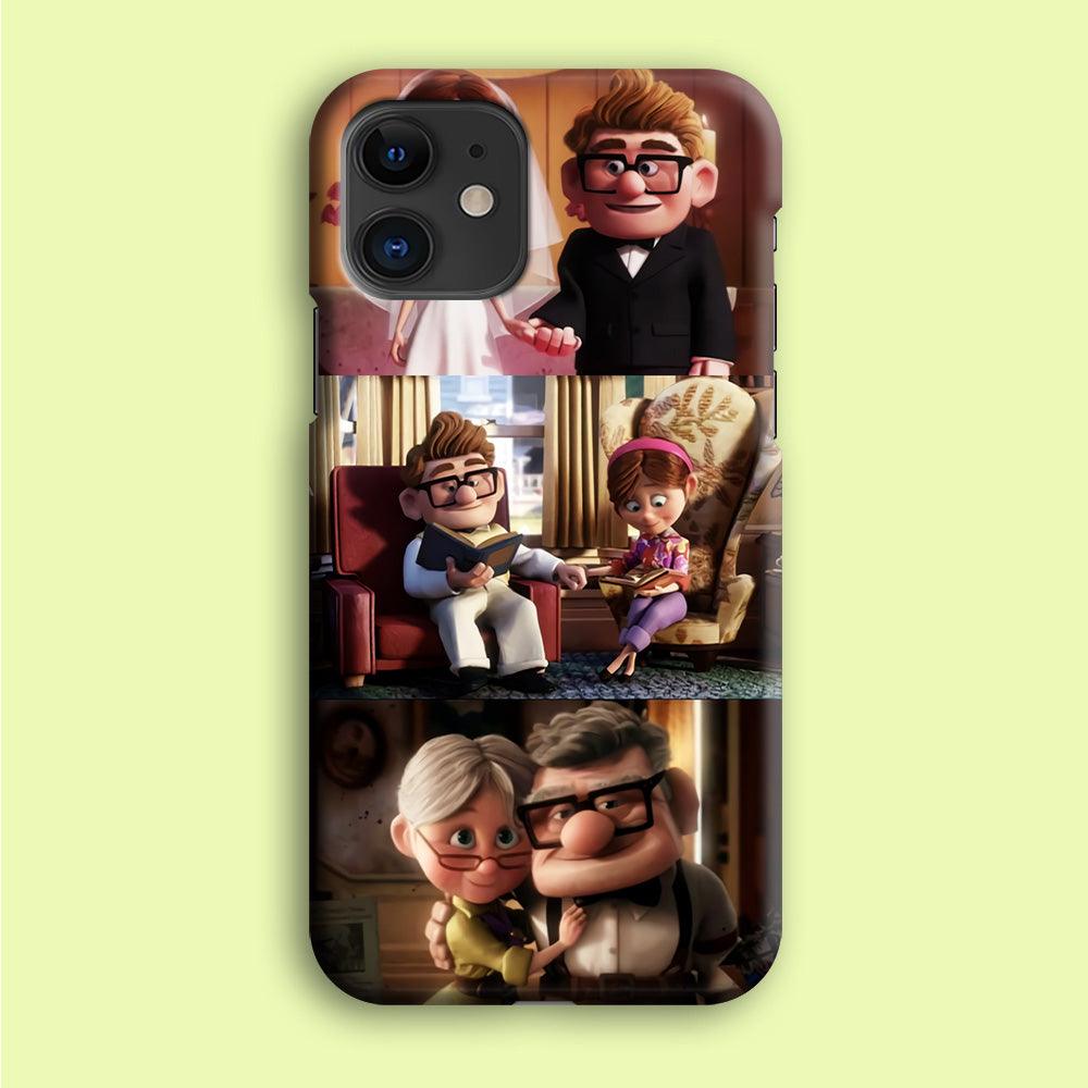 UP True Love Forever iPhone 12 Case-Plastic / Full Wrap (3D Case)-Xtracase