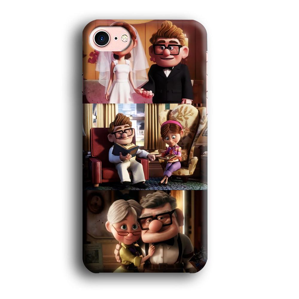 UP True Love Forever iPhone 7 Case-Plastic / Full Wrap (3D Case)-Xtracase