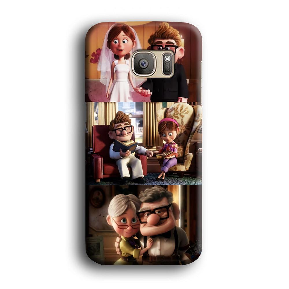 UP True Love Forever Samsung Galaxy S7 Edge Case-Plastic / Full Wrap (3D Case)-Xtracase