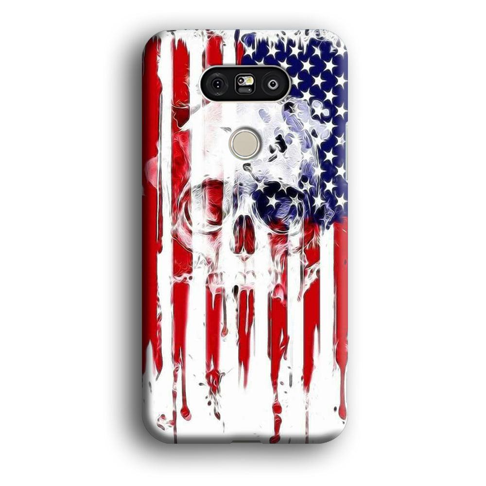 USA Flag Skull LG G5 3D Case-Xtracase