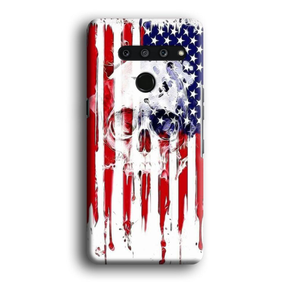 USA Flag Skull LG V50 3D Case-Xtracase
