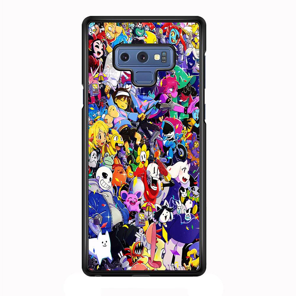 Undertale All Character Samsung Galaxy Note 9 Case-Plastic / Full Wrap (3D Case)-Xtracase