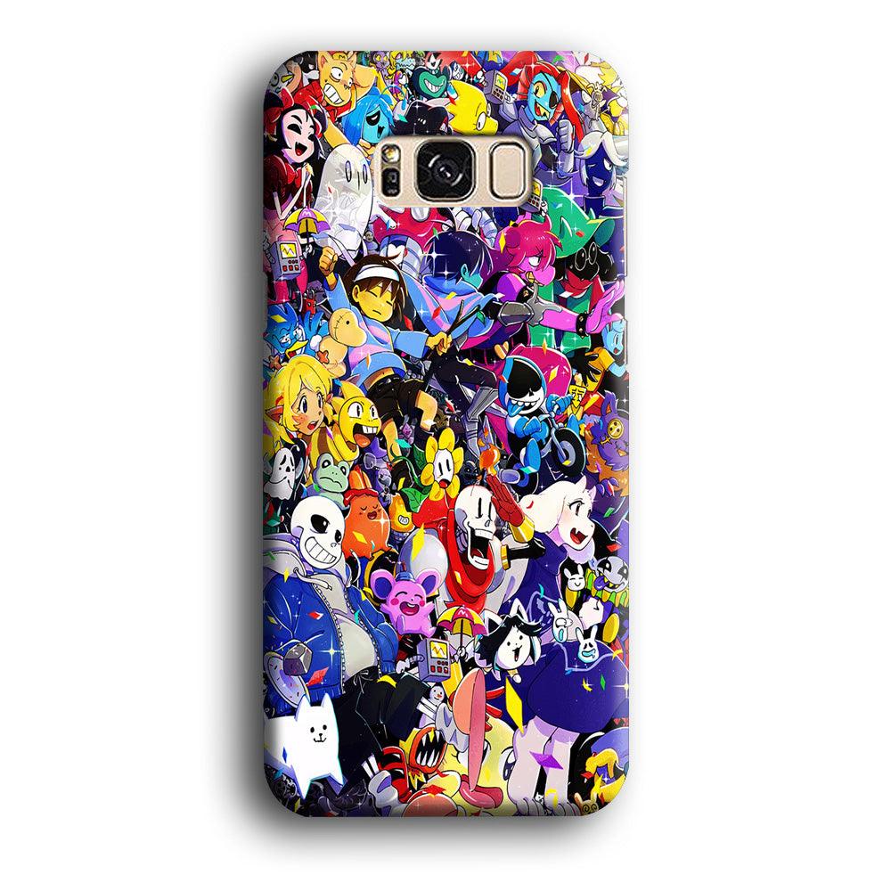 Undertale All Character Samsung Galaxy S8 Plus Case-Plastic / Full Wrap (3D Case)-Xtracase
