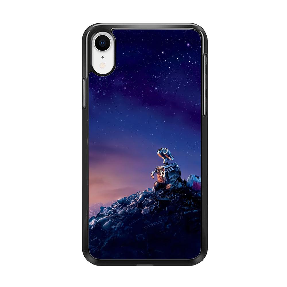 Wall-e Looks Up at The Sky iPhone XR Case-Tempered Glass Case-Xtracase