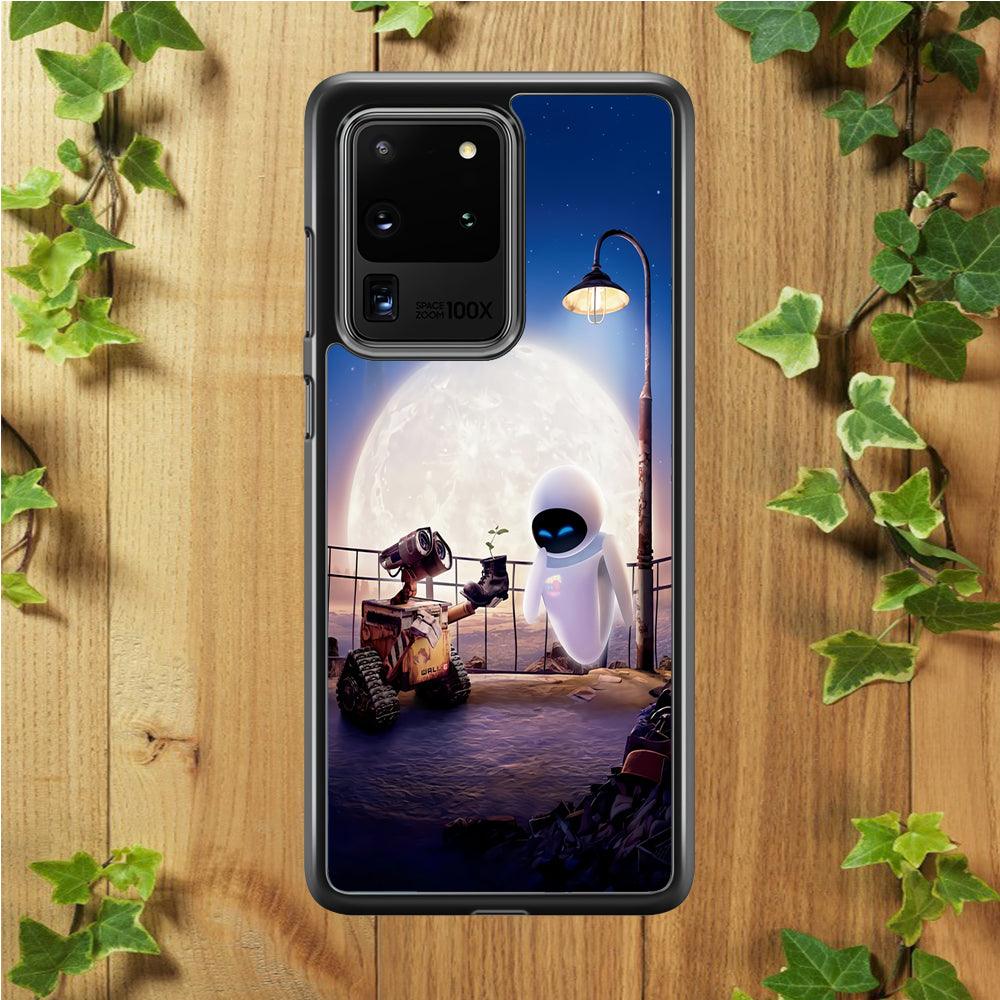 Wall-e With The Couple Samsung Galaxy S20 Ultra Case-Plastic / Full Wrap (3D Case)-Xtracase