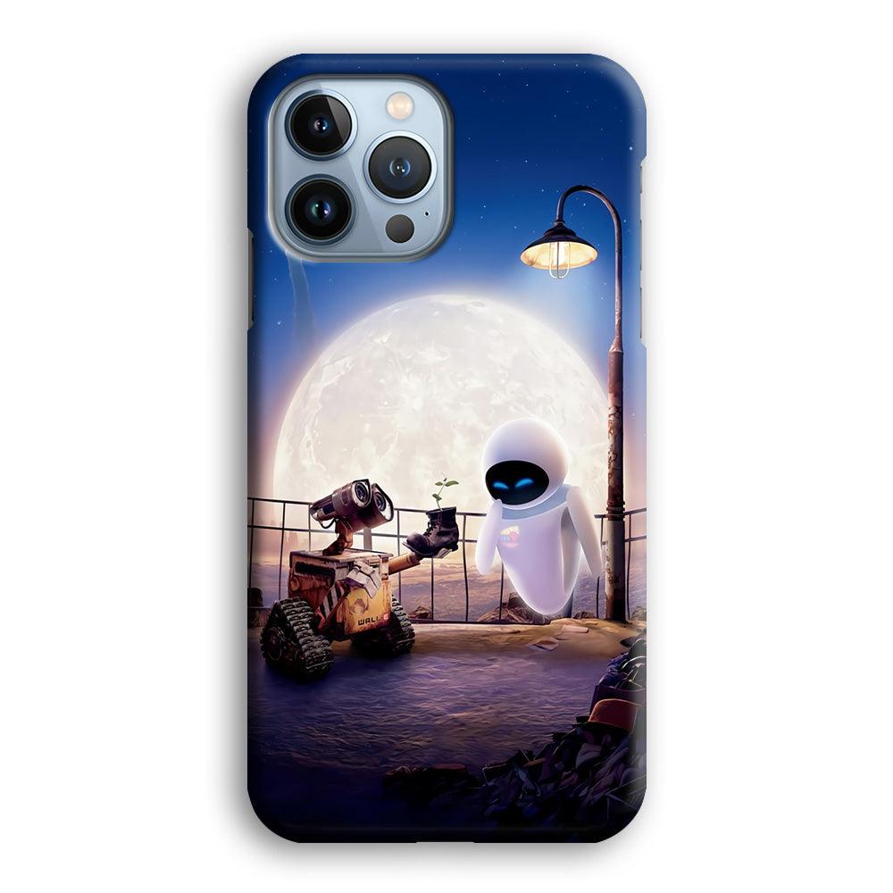 Wall-e With The Couple iPhone 13 Pro Case-Plastic / Full Wrap (3D Case)-Xtracase