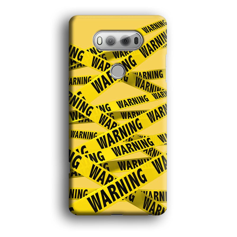Warning Line Yellow LG V20 3D Case-Xtracase