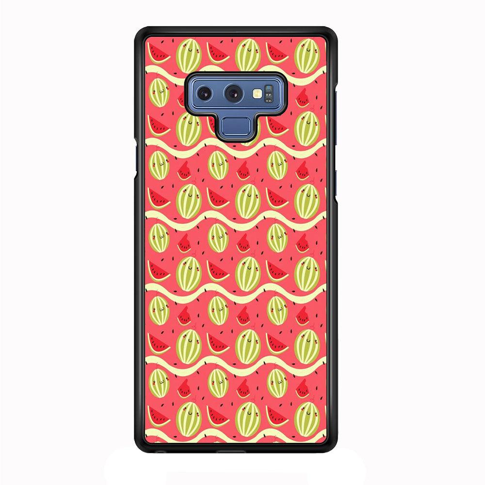 Watermelon Pattern Red Samsung Galaxy Note 9 Case-Plastic / Full Wrap (3D Case)-Xtracase