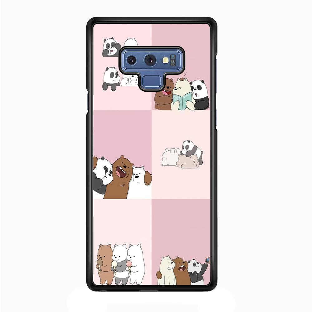 We Bare Bear Daily Life Samsung Galaxy Note 9 Case-Plastic / Full Wrap (3D Case)-Xtracase