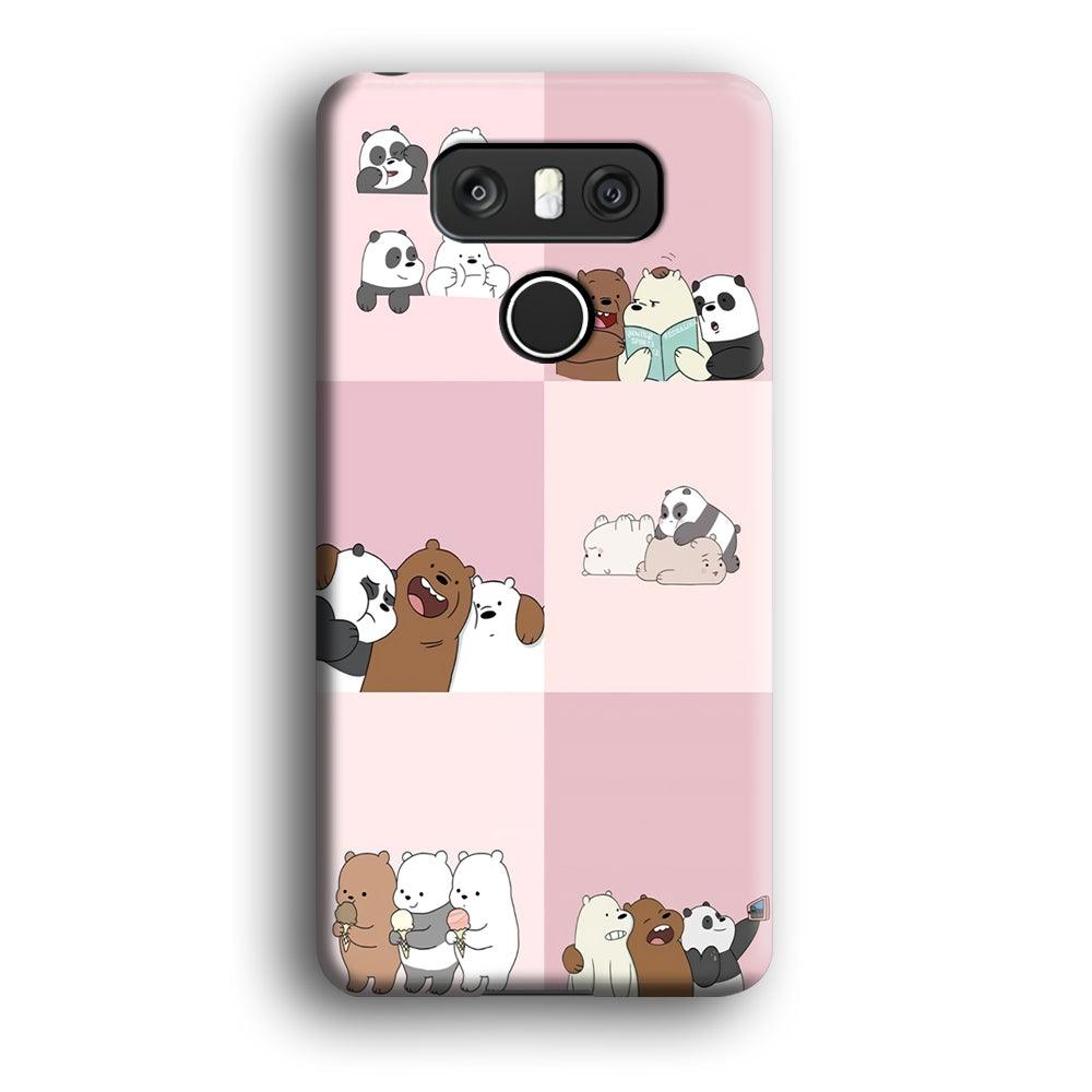 We Bare Bear Daily Life LG G6 3D Case-Xtracase