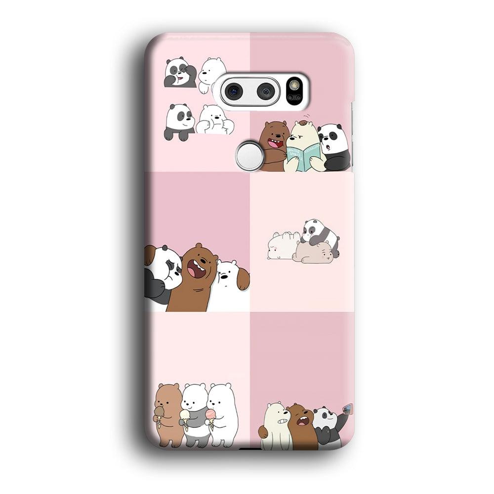 We Bare Bear Daily Life LG V30 3D Case-Xtracase