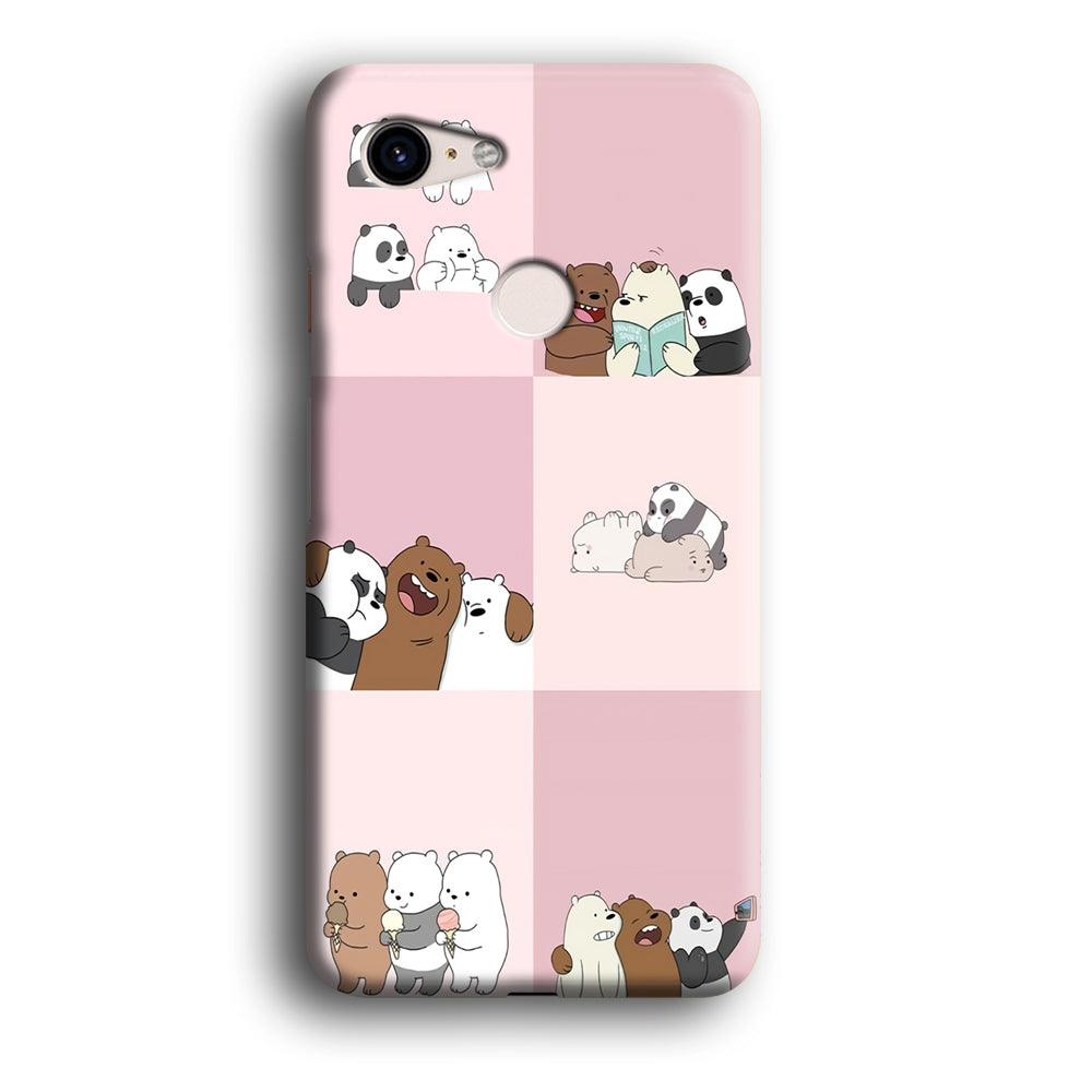 We Bare Bear Daily Life Google Pixel 3 3D Case-Xtracase