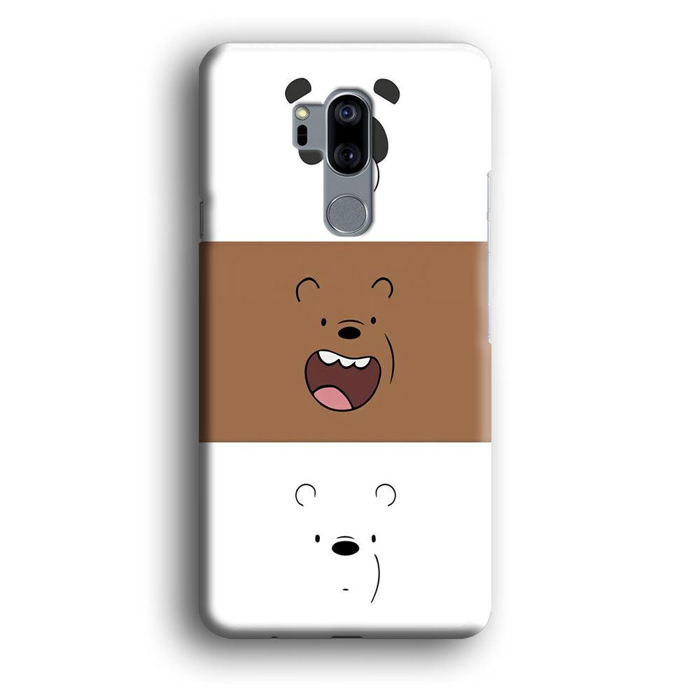 We Bare Bear Face LG G7 ThinQ 3D Case-Xtracase