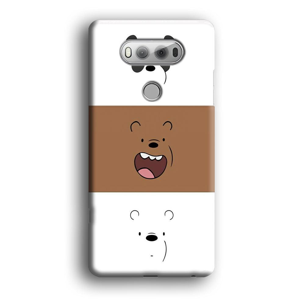 We Bare Bear Face LG V20 3D Case-Xtracase