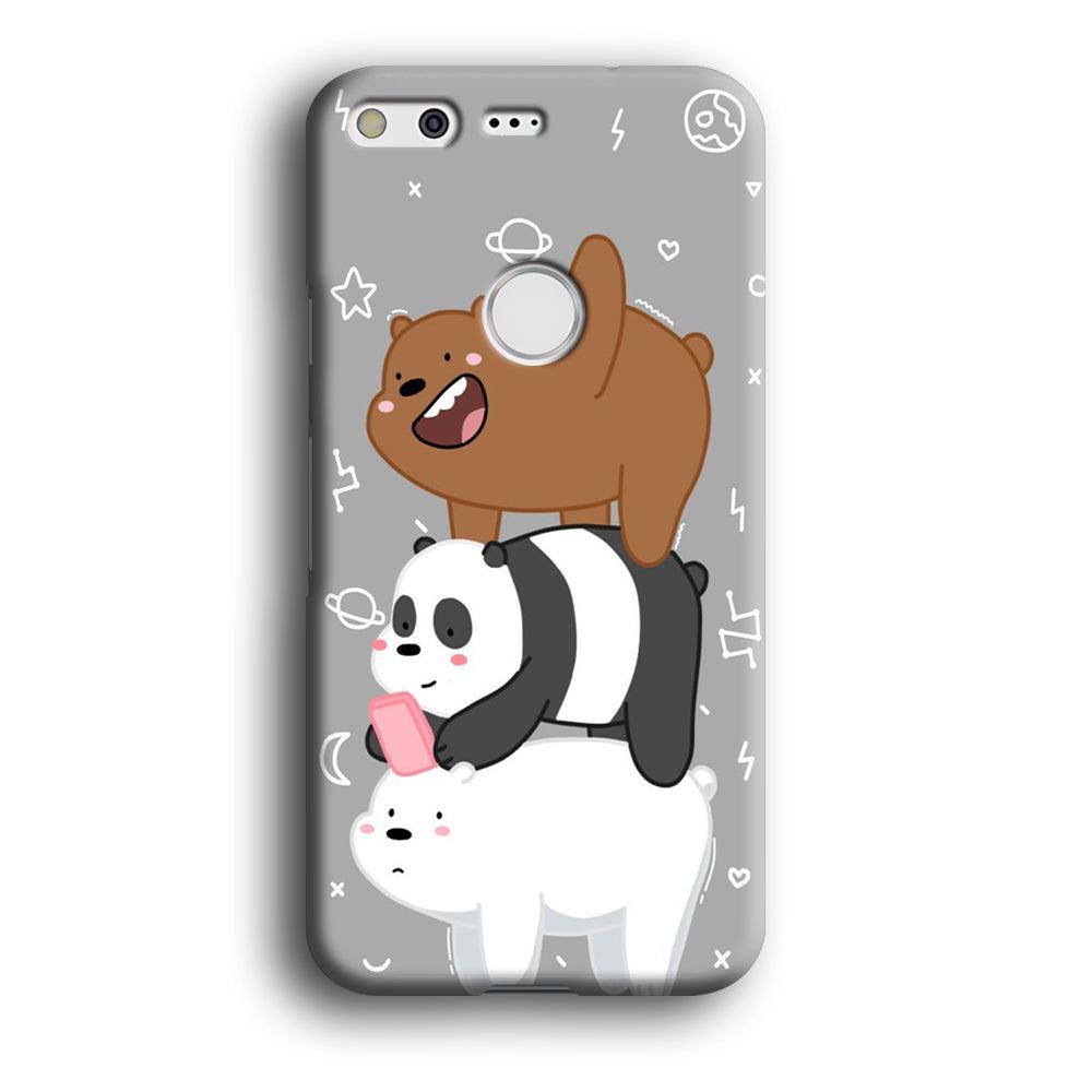 We Bare Bear Overlap Google Pixel XL 3D Case-Xtracase