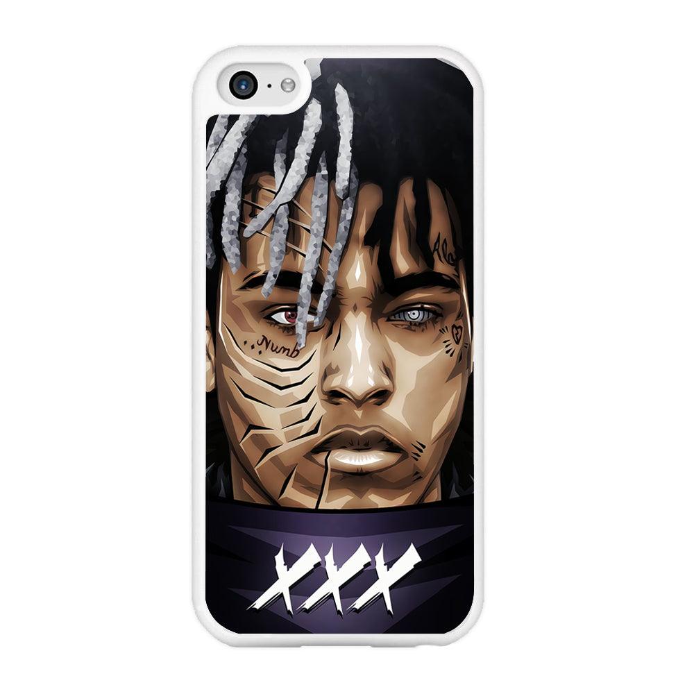 XXXTentacion Anime Akatsuki iPhone 5 | 5s Case-Rubber / White (2D Case)-Xtracase