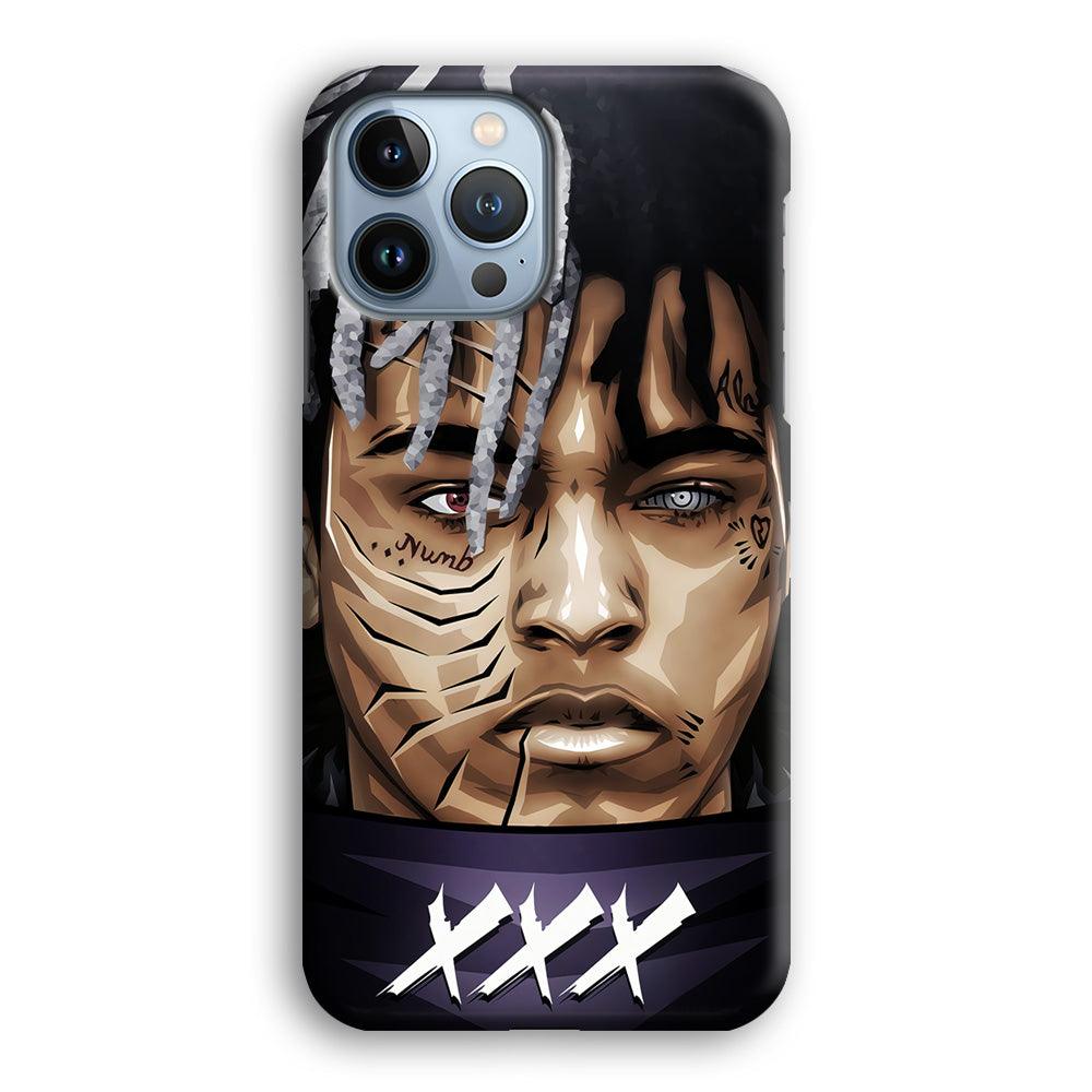 XXXTentacion Anime Akatsuki iPhone 13 Pro Case-Plastic / Full Wrap (3D Case)-Xtracase