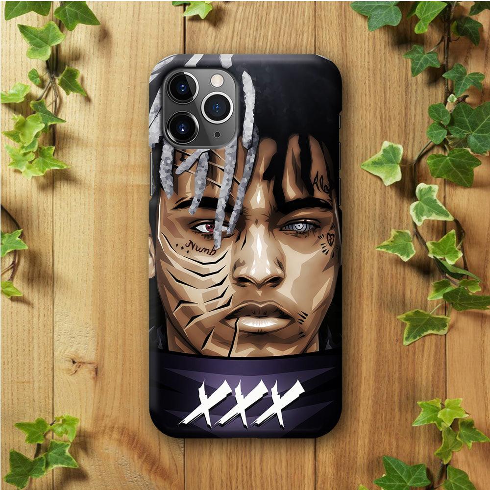 XXXTentacion Anime Akatsuki iPhone 11 Pro Case-Plastic / Full Wrap (3D Case)-Xtracase