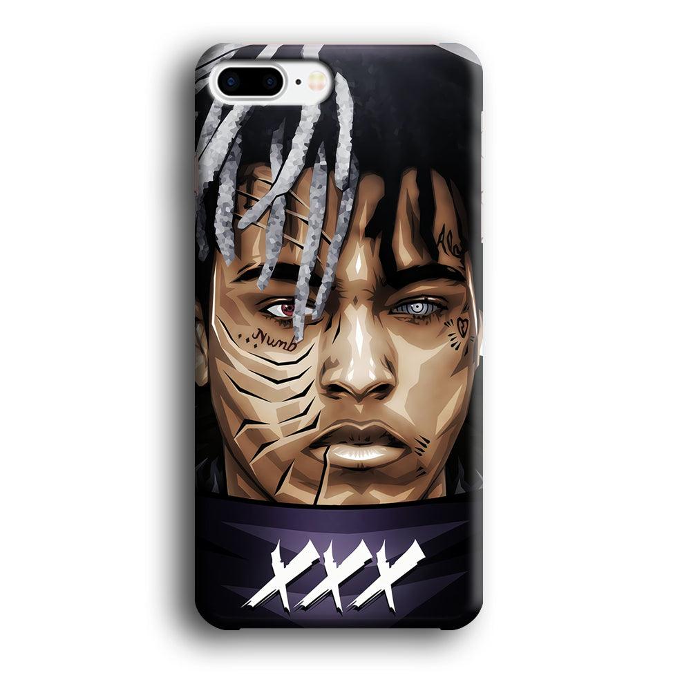XXXTentacion Anime Akatsuki iPhone 8 Plus Case-Plastic / Full Wrap (3D Case)-Xtracase