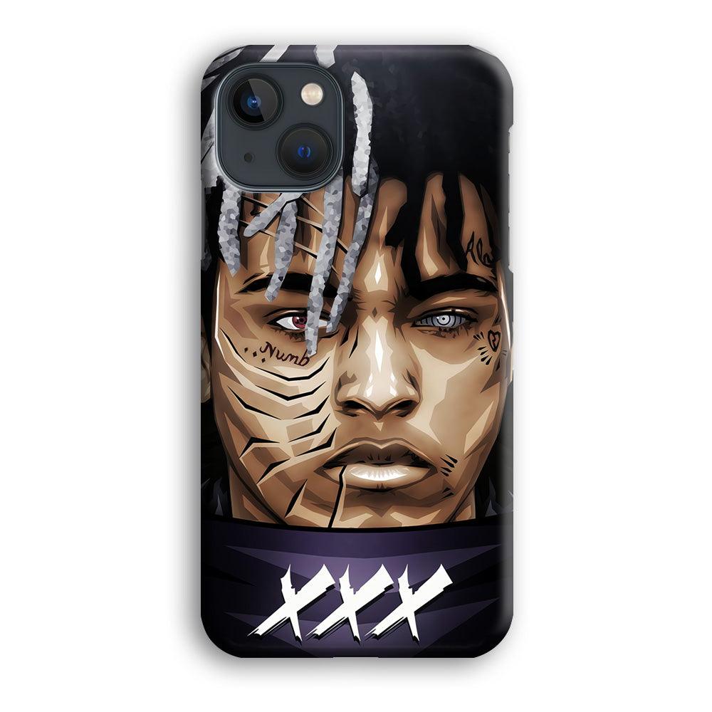 XXXTentacion Anime Akatsuki iPhone 13 Case-Plastic / Full Wrap (3D Case)-Xtracase