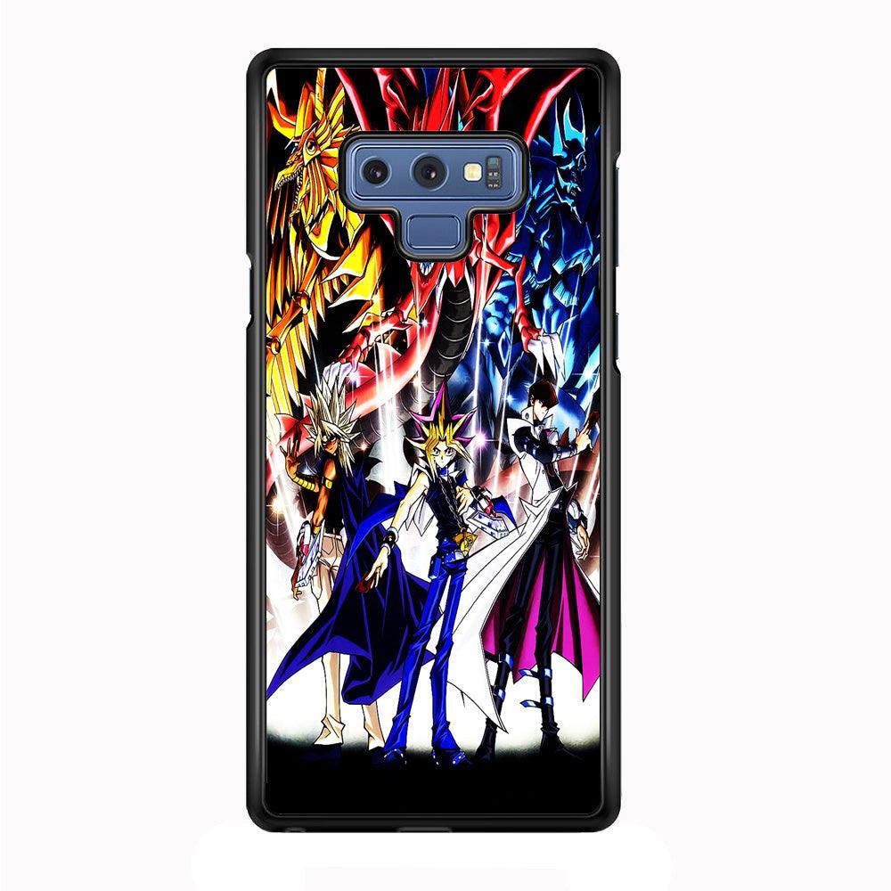 Yu-Gi-Oh 3 Monster Art Samsung Galaxy Note 9 Case-Rubber / Black (2D Case)-Xtracase