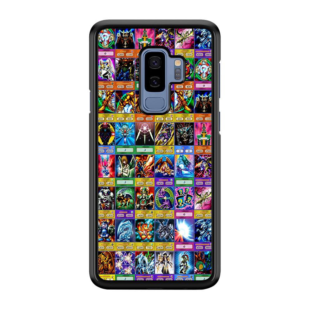 Yu-Gi-Oh Cards Collage Samsung Galaxy S9 Plus Case-Rubber / Black (2D Case)-Xtracase