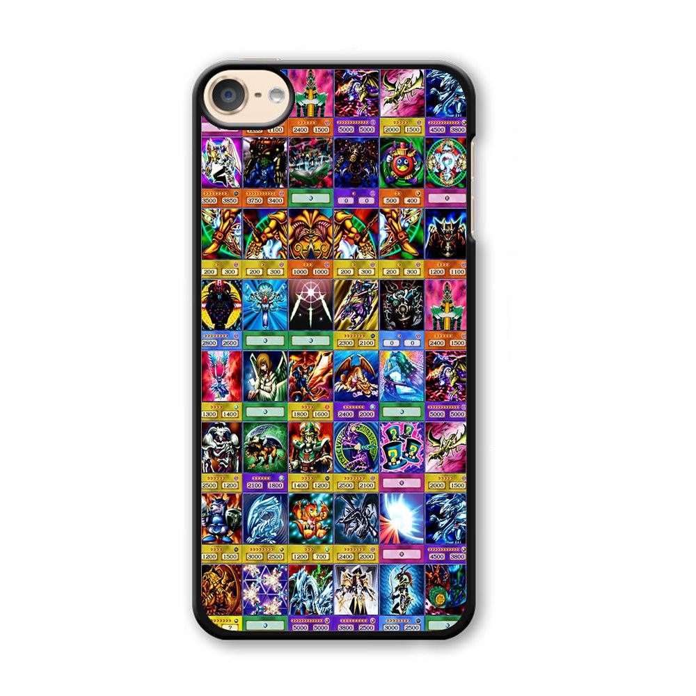 Yu-Gi-Oh Cards Collage iPod Touch 6 Case-Plastic / White (2D Case)-Xtracase