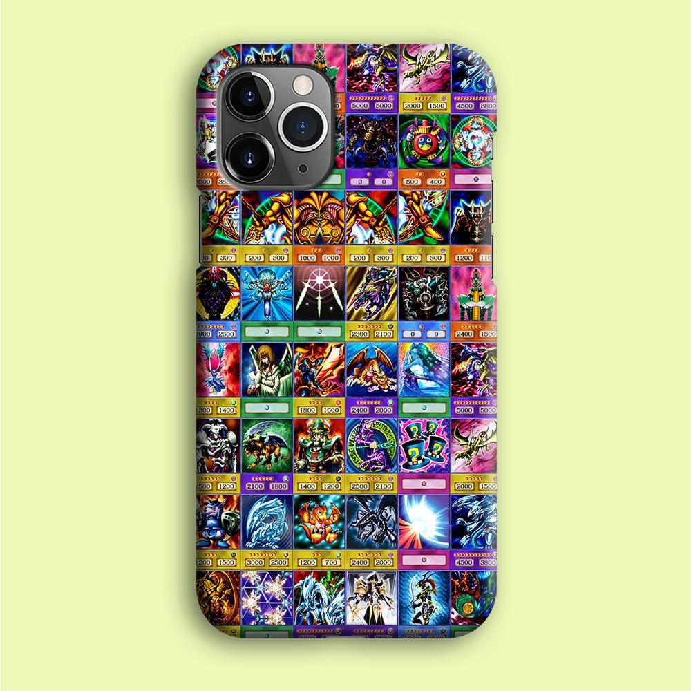 Yu-Gi-Oh Cards Collage iPhone 12 Pro Max Case-Plastic / Full Wrap (3D Case)-Xtracase