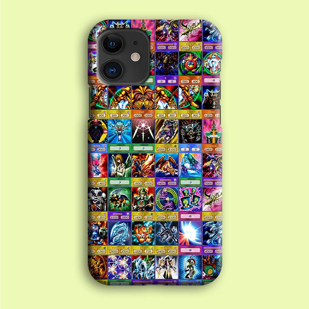 Yu-Gi-Oh Cards Collage iPhone 12 Case-Plastic / Full Wrap (3D Case)-Xtracase