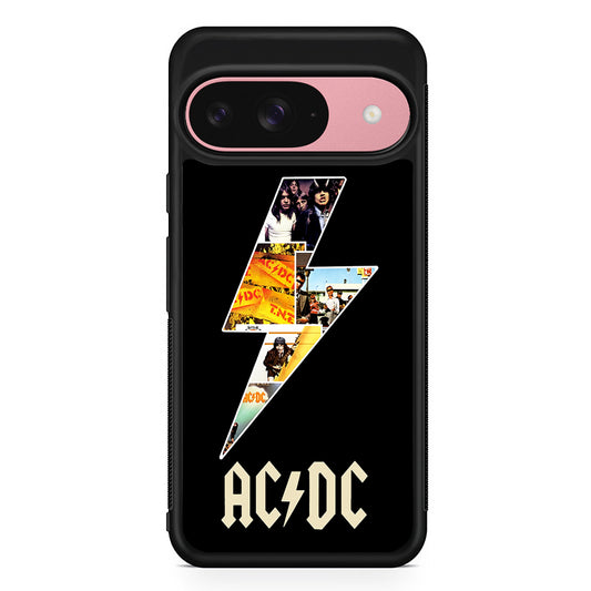 ACDC Rock Band Google Pixel 9 Case | Google Pixel 9 Protective Rubber Case