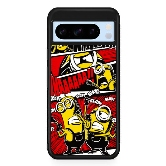 Minions Act Like In The Comic Google Pixel 8 Pro Case | Slim Rubber Case for Google Pixel 8 Pro