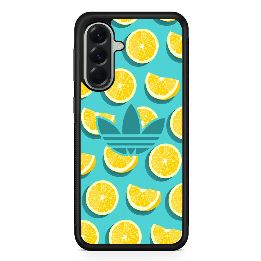 Adidas Lemon Fruits Samsung Galaxy A56 Case | Samsung Galaxy A56 Rubber Protective Case