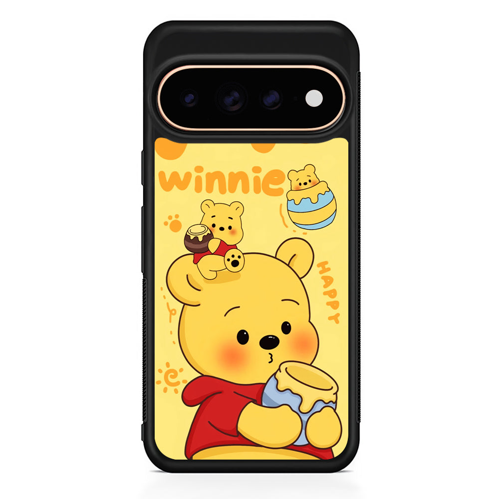 Cute Winnie The Pooh Happy Google Pixel 11 Pro Case - Stylish Protective Phone Case