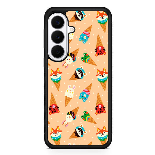 Cartoon Ice Cream Cones Samsung Galaxy S26 Plus Case | Slim Protective Cover for Samsung Galaxy S26 Plus