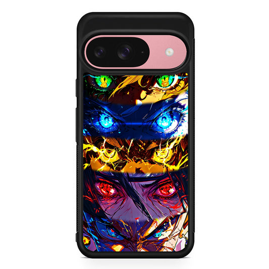 Various Kinds of Anime Eyes Google Pixel 9 Case | Google Pixel 9 Protective Rubber Case