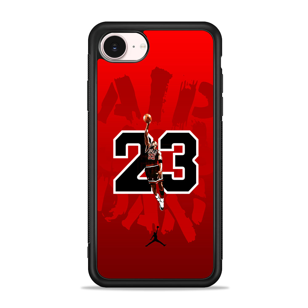 Air Jordan Fly Through The Opponent iPhone 17e Case - Silicone Case