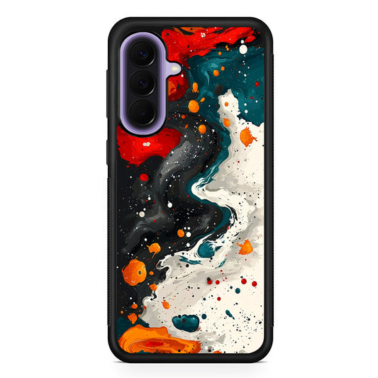Liquid Abstract Painting Art Samsung Galaxy A57 Case | Slim Samsung Galaxy A57 Rubber Case