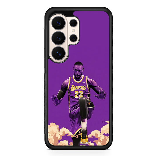Lebron James Purple Background Samsung Galaxy S26 Ultra Case | Slim Protective Case for Samsung Galaxy S26 Ultra